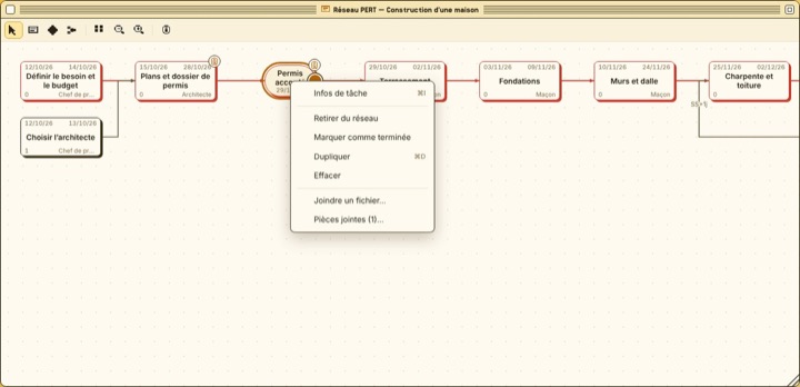 Tiptop Project Pro : pièces jointes sur une tâche